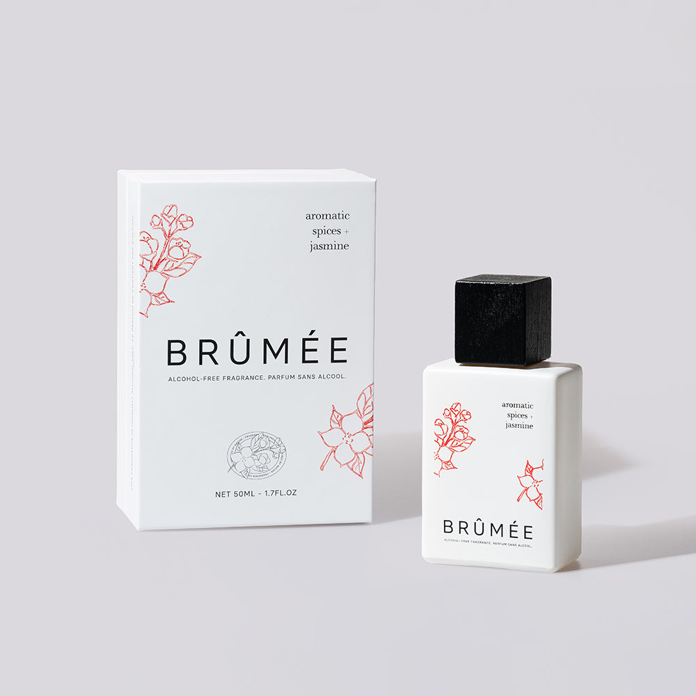 Aromatic spices + Jasmine alcohol-free perfume