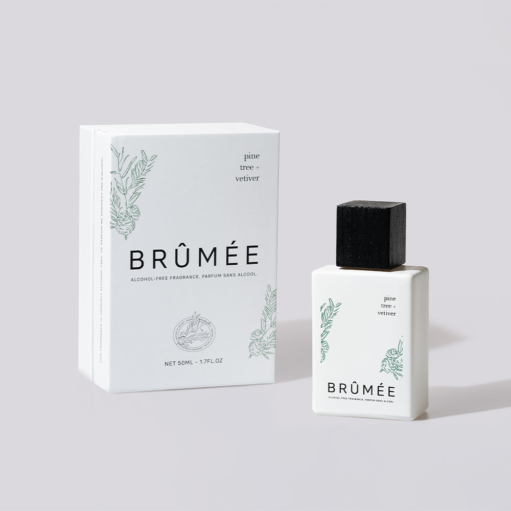 Pine Tree + Vetiver alcohol-free perfume